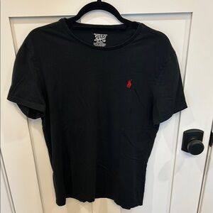 Polo by Ralph Lauren Black Short Sleeve Tee (Size Medium)